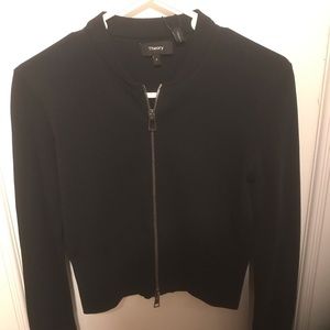 Theory knit bomber new with tags